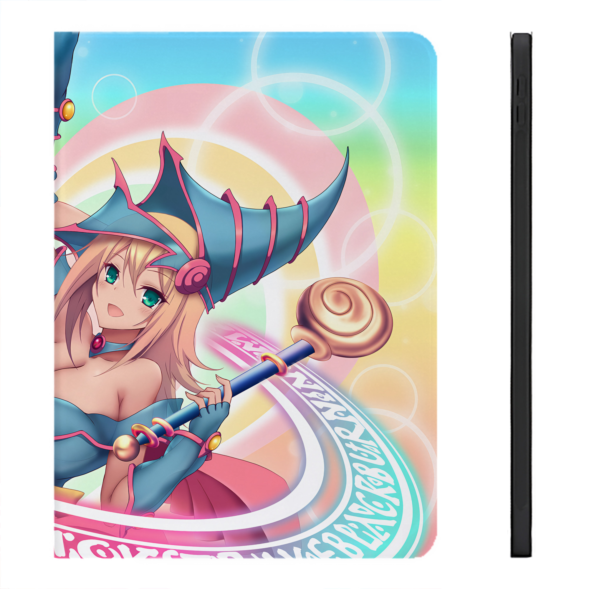 （画像用） 遊☆戯☆王 Yu-Gi-Oh! IPadケース ペンホルダー付き ブックスタイルデザイン